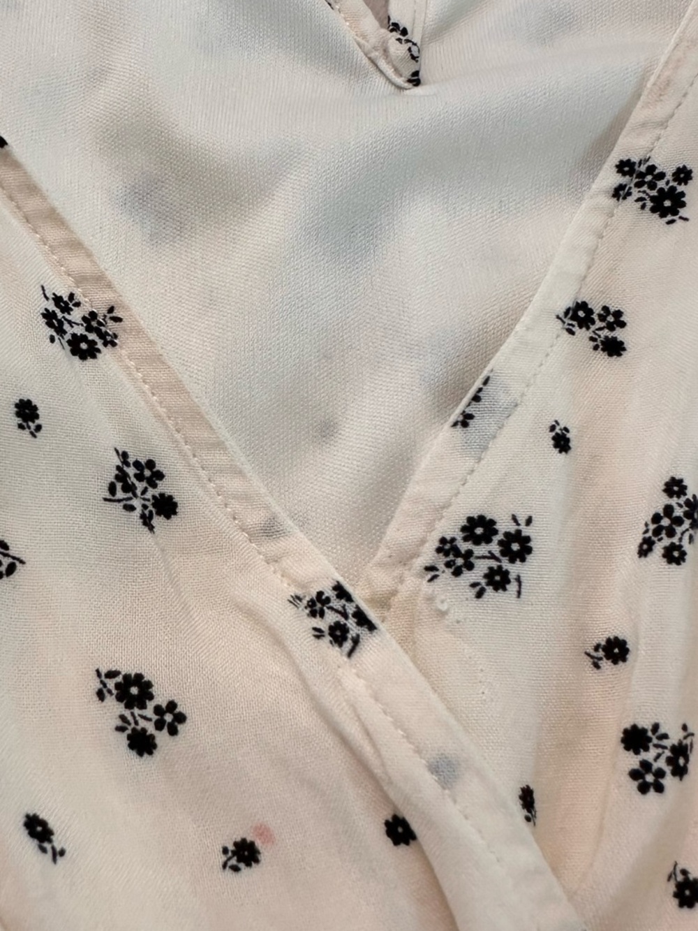 Camellia Women's Floral Short Sleeve Tie Side V-neck Mini Dress Size Small - Picture 15 of 17